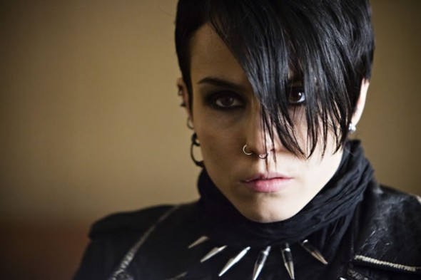 Noomi Rapace, caracterizada.